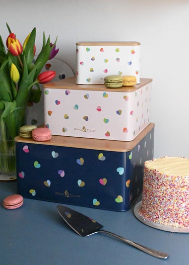 Beau & Elliot Confetti Square Nesting Tins (Set of 3)