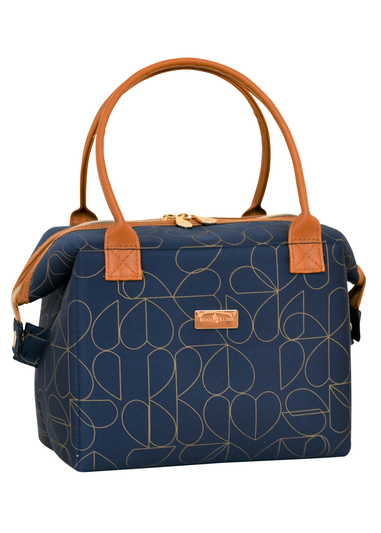 Beau & Elliot Navy Brokenhearted Convertible Lunch Bag & Travel Mug