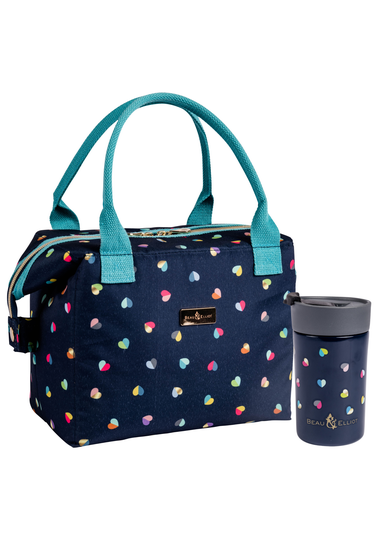 Beau & Elliot Navy Mini Confetti Convertible Lunch Bag & Travel Mug