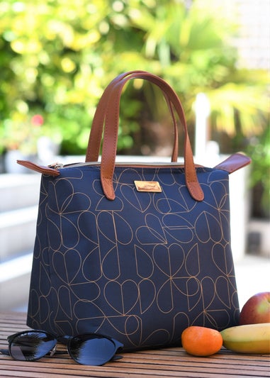 Beau & Elliot Brokenhearted Luxury Lunch Tote Navy