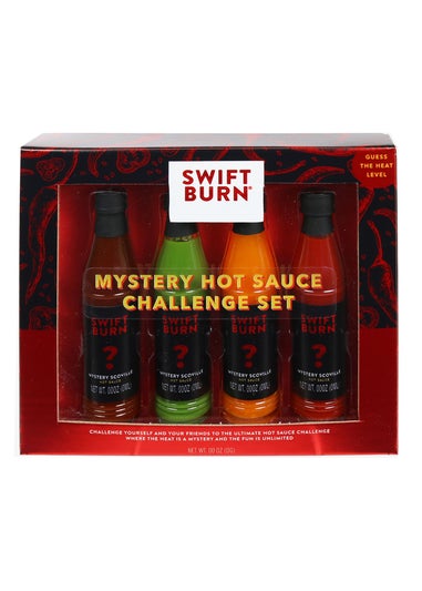 Modern Gourmet Red Mystery Hot Sauce Set 4 Pack