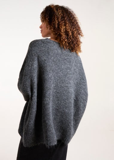 Blue Vanilla Black Round Neck Jumper