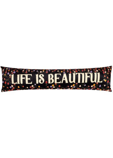 furn. La Vida Life Is Beautiful Velvet Draught Excluder