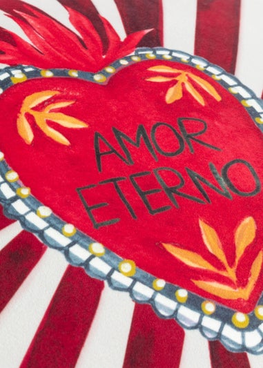 furn. Amor Eterno Velvet Piped Filled Cushion (45cm x 45cm)