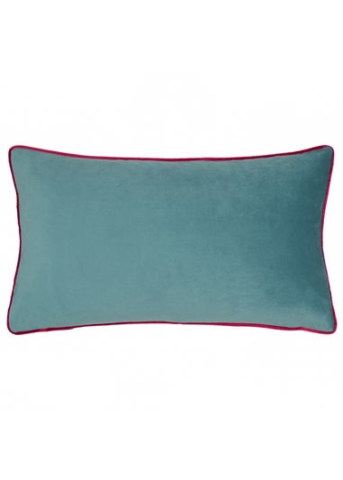 furn. Beetalis Piped Velvet Filled Cushion (30cm x 50cm)