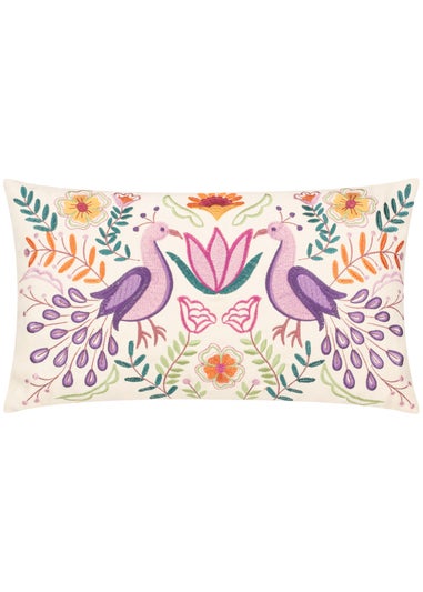 furn. Broderie Embroidered Filled Cushion (30cm x 50cm)