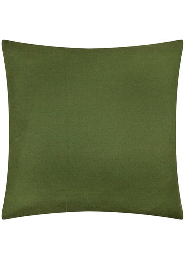 Hoem Brooke Embroidered Cotton Filled Cushion (45cm x 45cm)