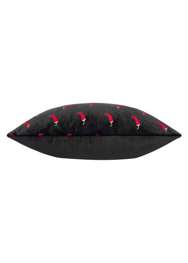 furn. Chillies Embroidered Filled Cushion (40cm x 60cm)