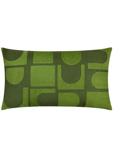 Hoem Hallam Embroidered Cotton Filled Cushion (30cm x 50cm)