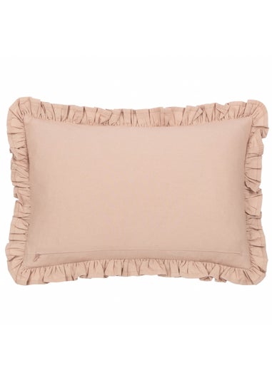 Wylder Mae Embroidered Cotton Filled Cushion (35cm x 50cm)