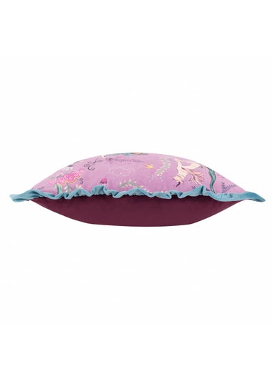 furn. Athena Printed Velvet Filled Cushion (45cm x 45cm)