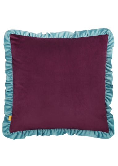 furn. Athena Printed Velvet Filled Cushion (45cm x 45cm)