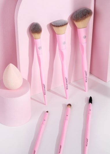 Brushworks Pastel Pink Must-Have Brush Set