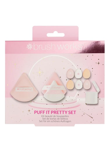 Brushworks Pastel Pink Puff It Pretty Set