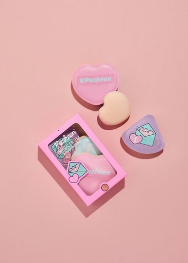 Spectrum Pastel Pink Pusheen Gamer Girl Makeup Puff Set