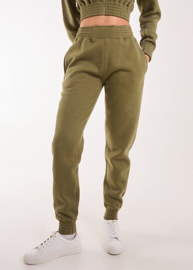 Pink Vanilla Khaki Detail Waistband Joggers