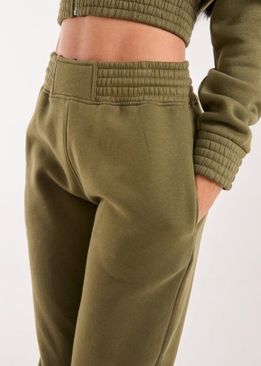 Pink Vanilla Khaki Detail Waistband Joggers