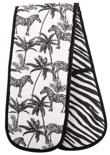 Summerhouse by Navigate Black & White Madagascar Oven Gloves