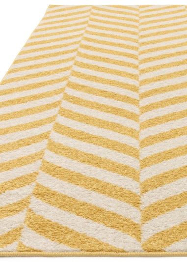 Asiatic Muse Yellow Chevron Rug