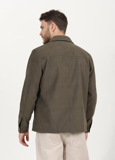 Brave Soul Khaki Button Through Shacket