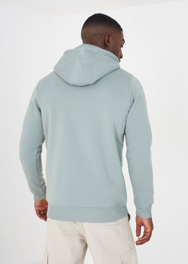 Brave Soul Green Zip Through Hoody