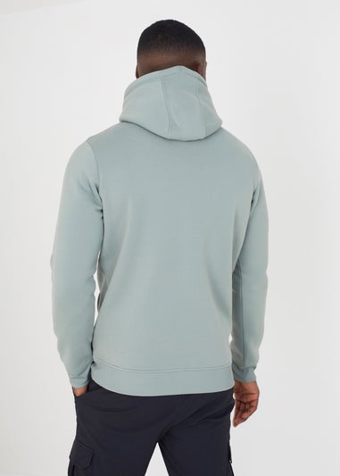 Brave Soul Green Hoody With Kangaroo Pocket