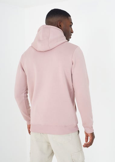 Brave Soul Pale Pink Hoody With Kangaroo Pocket