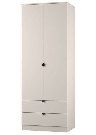 Swift Ready Assembled Arran 2 Drawer Double Wardrobe