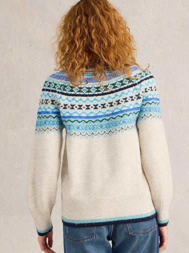 Norwegerpullover mit Pailletten