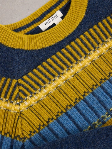 Strickpullover aus Lammwollmischung