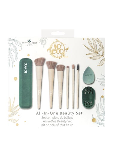 So Eco Dark Green Makeup Tool Set & Case