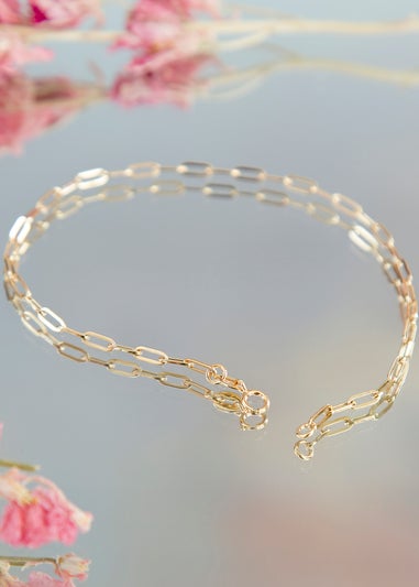 Golden Moments 9ct Yellow Gold Paper Chain Bracelet