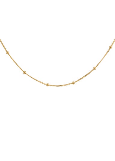 Golden Moments 9ct Yellow Gold Curb and Ball Chain