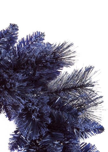 Premier Decorations Midnight Blue Fir artificial Wreath 50cm