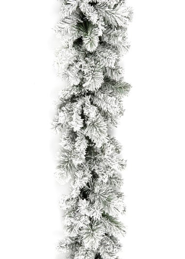 Premier Decorations Flocked Verbier artificial Garland 180cm