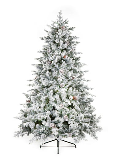 Premier Decorations Snowy Dorchester Pine Christmas Tree 6.5ft