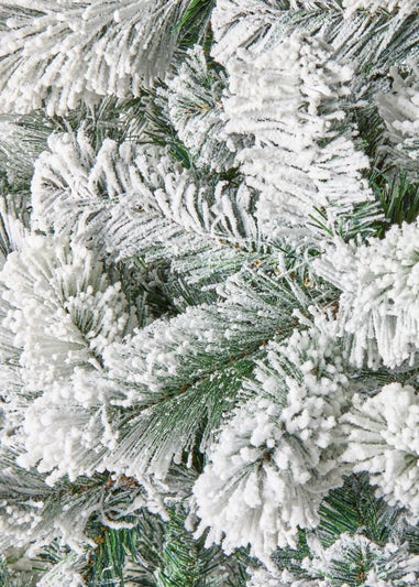 Premier Decorations Flocked Verbier Spruce Christmas Tree 7ft