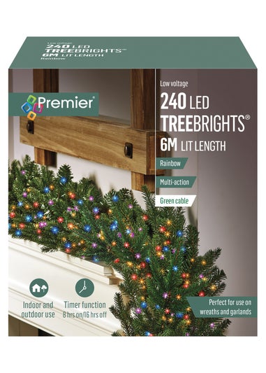 Premier Decorations 240 Rainbow LED Treebrights