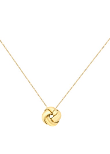 Golden Moments 9ct Yellow Gold 4-Way Knot Necklace