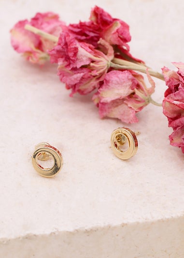 Golden Moments 9ct Yellow Gold Round Stud Earrings