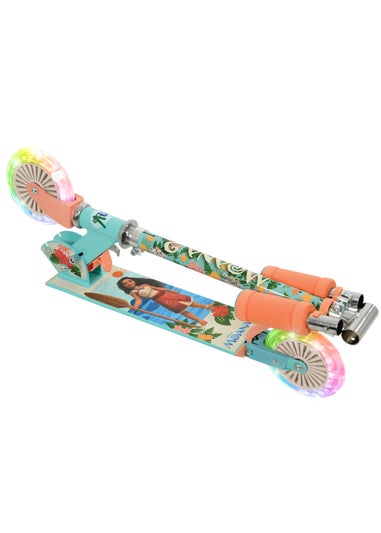 Disney Moana Folding Inline Scooter with Light Up Wheels