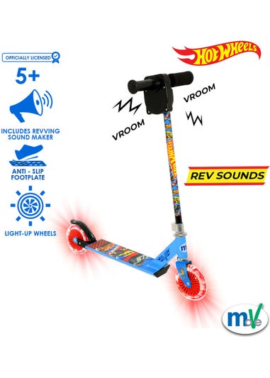 Hot Wheels Light Up Inline Scooter with Sound Revver