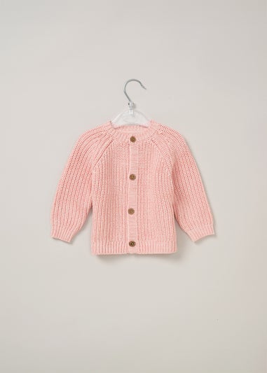 Rock a Bye Baby Cardigan with Embroidery Back Detail (0-12 months)