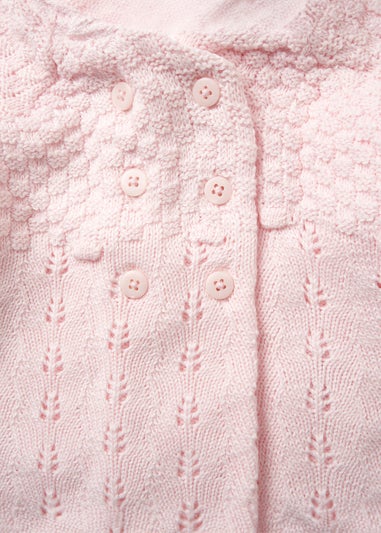 Rock a Bye Baby Double Knit Hooded Cardigan (0-12 months)