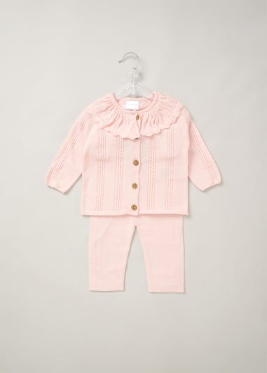 Rock a Bye Baby Cardigan and Trousers Outfit Set (0-12 months)