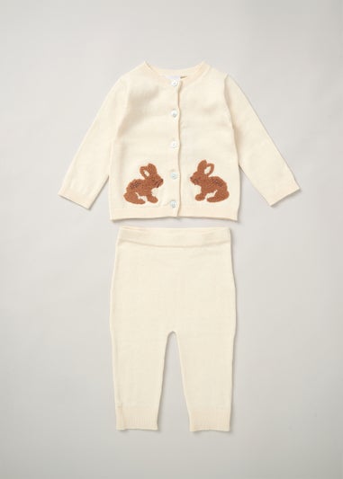 Rock a Bye Baby Bunny Cardigan And Trousers Set (0-12 months)