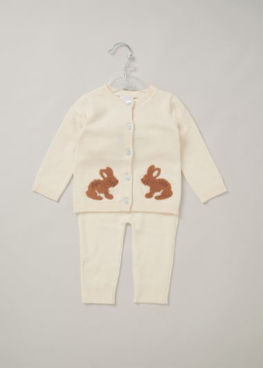 Rock a Bye Baby Bunny Cardigan And Trousers Set (0-12 months)