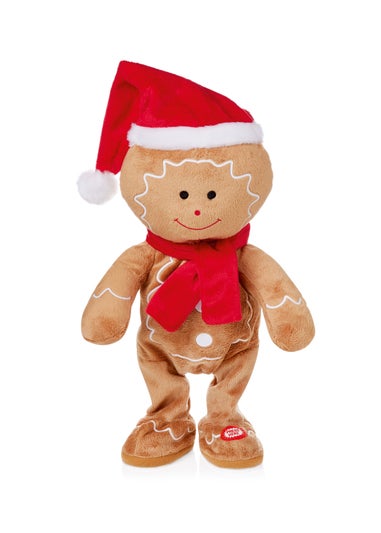 Premier Decorations Battery Operated Animated Musical Gingerbread 35cm