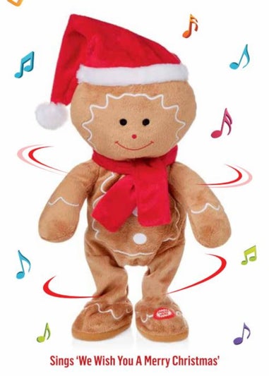 Premier Decorations Battery Operated Animated Musical Gingerbread 35cm