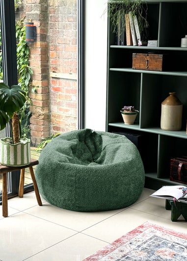 rucomfy Snug Slouchbag Dark Green Beanbag